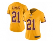 Women's Nike Washington Redskins #21 Sean Taylor Limited Gold Rush NFL Jersey