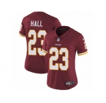 Women's Nike Washington Redskins #23 DeAngelo Hall Vapor Untouchable Limited Burgundy Red Team Color NFL Jersey