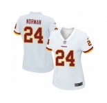 Women's Nike Washington Redskins #24 Josh Norman Game White NFL Jersey
