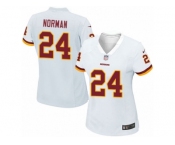 Women's Nike Washington Redskins #24 Josh Norman Game White NFL Jersey