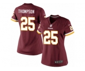 Women's Nike Washington Redskins #25 Chris Thompson Limited Burgundy Red Team Color NFL Jersey