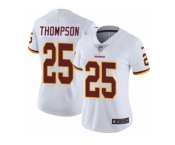 Women's Nike Washington Redskins #25 Chris Thompson Vapor Untouchable Limited White NFL Jersey