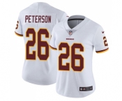 Women's Nike Washington Redskins #26 Adrian Peterson White Vapor Untouchable Limited Player NFL Jersey