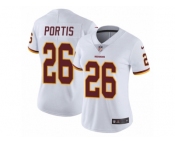Women's Nike Washington Redskins #26 Clinton Portis Vapor Untouchable Limited White NFL Jersey