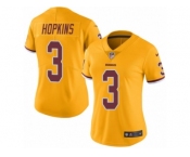 Women's Nike Washington Redskins #3 Dustin Hopkins Limited Gold Rush NFL Jersey
