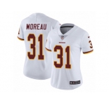 Women's Nike Washington Redskins #31 Fabian Moreau Vapor Untouchable Limited White NFL Jersey