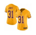 Women's Nike Washington Redskins #31 Matt Jones Limited Gold Rush NFL Jersey