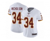 Women's Nike Washington Redskins #34 Montae Nicholson Vapor Untouchable Limited White NFL Jersey