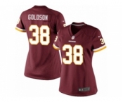 Women's Nike Washington Redskins #38 Dashon Goldson Elite Burgundy Red Team Color NFL Jersey