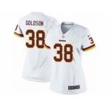Women's Nike Washington Redskins #38 Dashon Goldson Limited White NFL Jersey