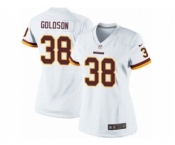 Women's Nike Washington Redskins #38 Dashon Goldson Limited White NFL Jersey