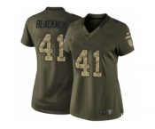 Women's Nike Washington Redskins #41 Will Blackmon Limited Green Salute to Service NFL Jersey