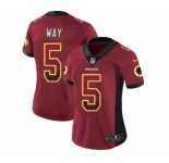 Women's Nike Washington Redskins #5 Tress Way Limited Red Rush Drift Fashion NFL Jersey