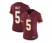 Women's Nike Washington Redskins #5 Tress Way Vapor Untouchable Limited Burgundy Red Team Color NFL Jersey