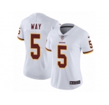 Women's Nike Washington Redskins #5 Tress Way Vapor Untouchable Limited White NFL Jersey