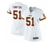 Women's Nike Washington Redskins #51 Will Compton Limited White NFL Jersey