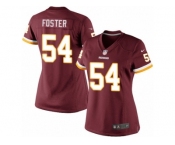 Women's Nike Washington Redskins #54 Mason Foster Limited Burgundy Red Team Color NFL Jersey