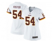 Women's Nike Washington Redskins #54 Mason Foster Limited White NFL Jersey