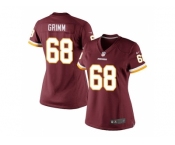 Women's Nike Washington Redskins #68 Russ Grimm Burgundy Red Elite Jersey