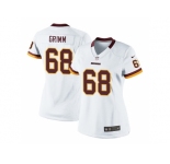 Women's Nike Washington Redskins #68 Russ Grimm White Elite Jersey