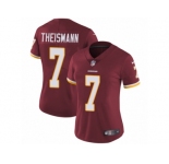 Women's Nike Washington Redskins #7 Joe Theismann Vapor Untouchable Limited Burgundy Red Team Color NFL Jersey
