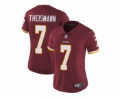 Women's Nike Washington Redskins #7 Joe Theismann Vapor Untouchable Limited Burgundy Red Team Color NFL Jersey