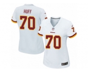 Women's Nike Washington Redskins #70 Sam Huff Game White NFL Jersey