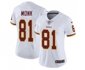 Women's Nike Washington Redskins #81 Art Monk White Vapor Untouchable Limited Player NFL Jersey