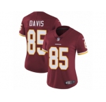 Women's Nike Washington Redskins #85 Vernon Davis Vapor Untouchable Limited Burgundy Red Team Color NFL Jersey