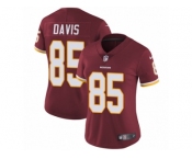 Women's Nike Washington Redskins #85 Vernon Davis Vapor Untouchable Limited Burgundy Red Team Color NFL Jersey