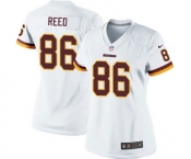 Women's Nike Washington Redskins #86 Jordan Reed White NFL Jersey