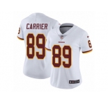 Women's Nike Washington Redskins #89 Derek Carrier Vapor Untouchable Limited White NFL Jersey