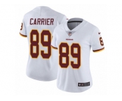 Women's Nike Washington Redskins #89 Derek Carrier Vapor Untouchable Limited White NFL Jersey