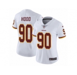 Women's Nike Washington Redskins #90 Ziggy Hood Vapor Untouchable Limited White NFL Jersey