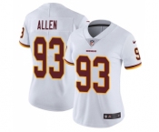 Women's Nike Washington Redskins #93 Jonathan Allen White Vapor Untouchable Limited Player NFL Jersey