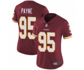 Women's Nike Washington Redskins #95 Da'Ron Payne Burgundy Red Team Color Vapor Untouchable Elite Player NFL Jersey