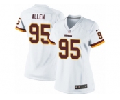 Women's Nike Washington Redskins #95 Jonathan Allen Limited White NFL Jersey
