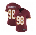 Women's Nike Washington Redskins #98 Matt Ioannidis Burgundy Red Team Color Vapor Untouchable Limited Player NFL Jersey