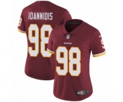 Women's Nike Washington Redskins #98 Matt Ioannidis Burgundy Red Team Color Vapor Untouchable Limited Player NFL Jersey