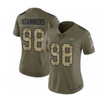 Women's Nike Washington Redskins #98 Matt Ioannidis Limited Olive Camo 2017 Salute to Service NFL Jersey