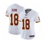 Women's Washington Redskins #18 Trey Quinn White Vapor Untouchable Limited Player Football Jersey