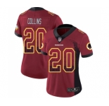 Women's Washington Redskins #20 Landon Collins Limited Red Rush Drift Fashion Football Jersey