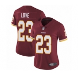 Women's Washington Redskins #23 Bryce Love Burgundy Red Team Color Vapor Untouchable Limited Player Football Jersey