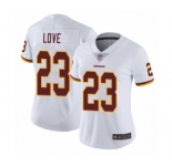 Women's Washington Redskins #23 Bryce Love White Vapor Untouchable Limited Player Football Jersey