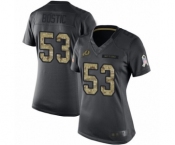 Women's Washington Redskins #53 Jon Bostic Limited Black 2016 Salute to Service Football Jersey