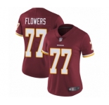 Women's Washington Redskins #77 Ereck Flowers Burgundy Red Team Color Vapor Untouchable Limited Player Football Jersey