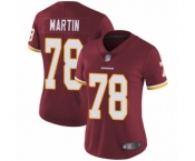 Women's Washington Redskins #78 Wes Martin Burgundy Red Team Color Vapor Untouchable Limited Player Football Jersey