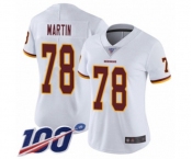 Women's Washington Redskins #78 Wes Martin White Vapor Untouchable Limited Player 100th Season Football Jersey