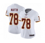 Women's Washington Redskins #78 Wes Martin White Vapor Untouchable Limited Player Football Jersey