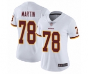 Women's Washington Redskins #78 Wes Martin White Vapor Untouchable Limited Player Football Jersey